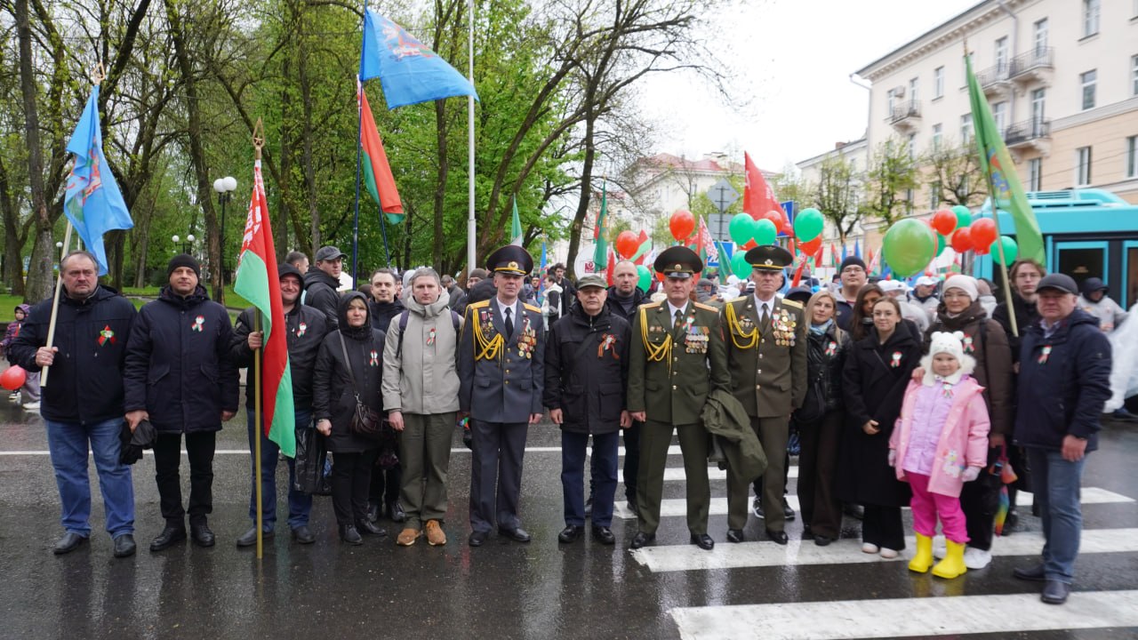 Участие коллектива РУП "Витебский ЦСМС" в торжественном шествии 9 мая 2026 года