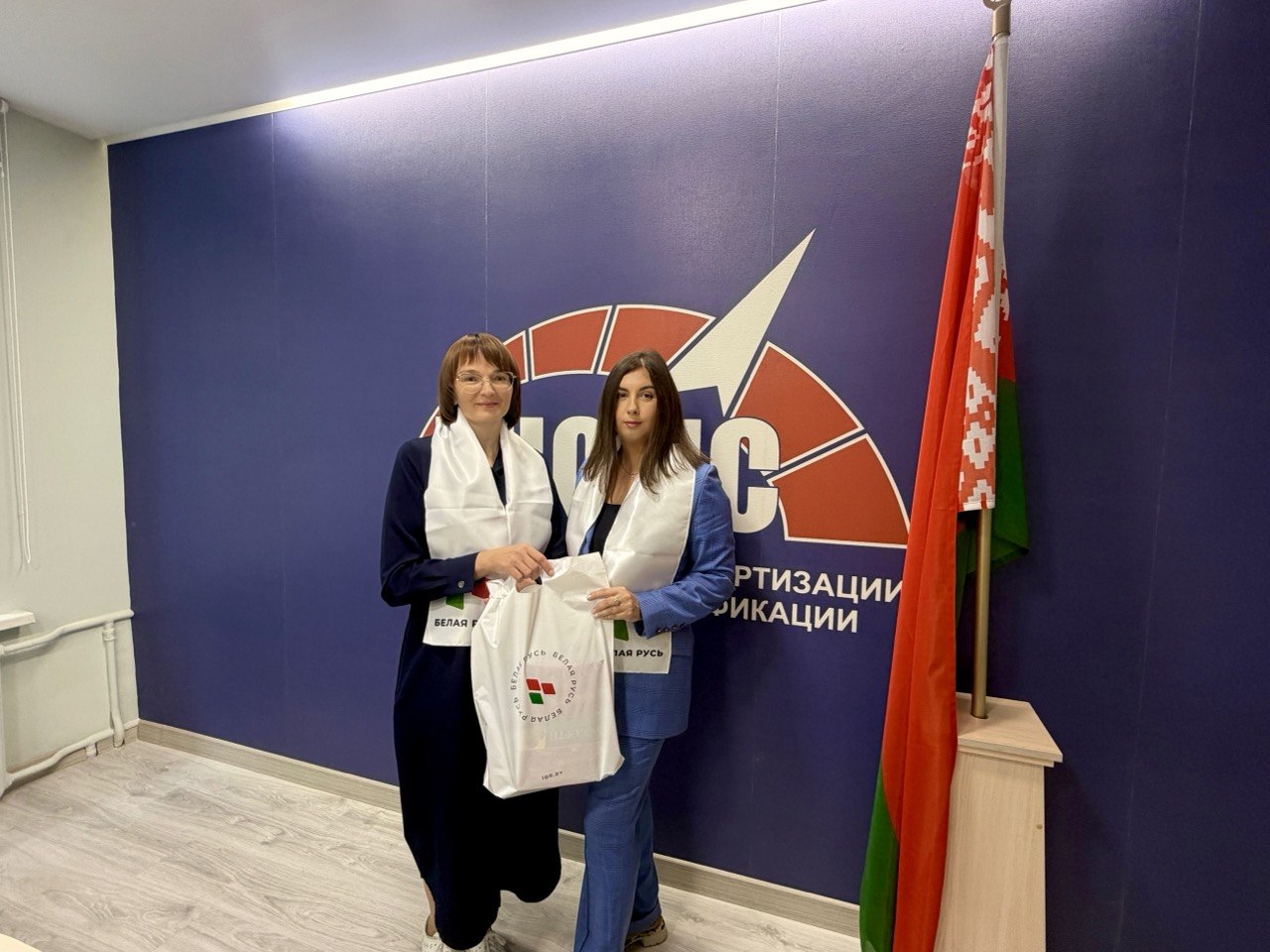 С заботой о детях: акция «В школу — с Белой Русью» прошла в Витебском ЦСМС